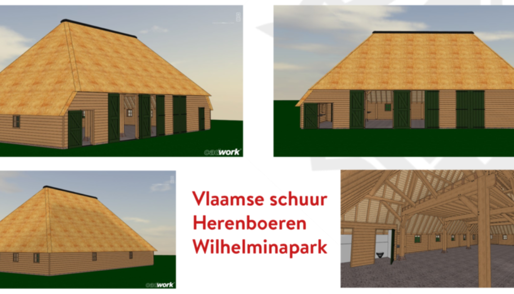 Een Vlaamse schuur voor Herenboeren Wilhelminapark